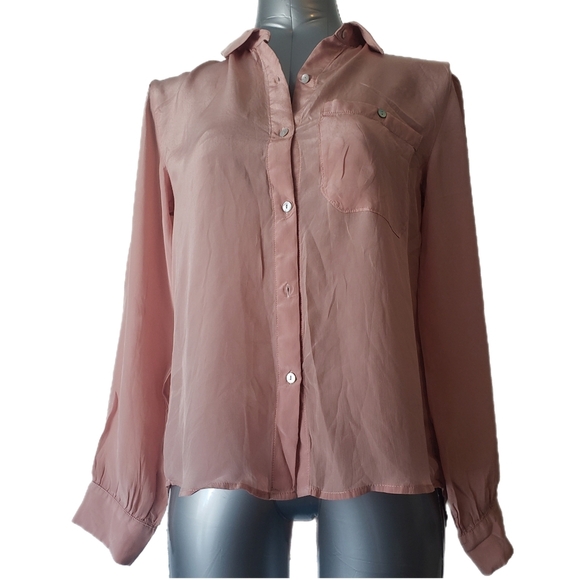 ZARA Women's Ruffle Blouse – Size M - Picture 1 of 6